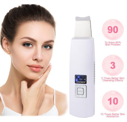 Spatule Ultrasonique Visage – Peau Nette & Pores Purifiés