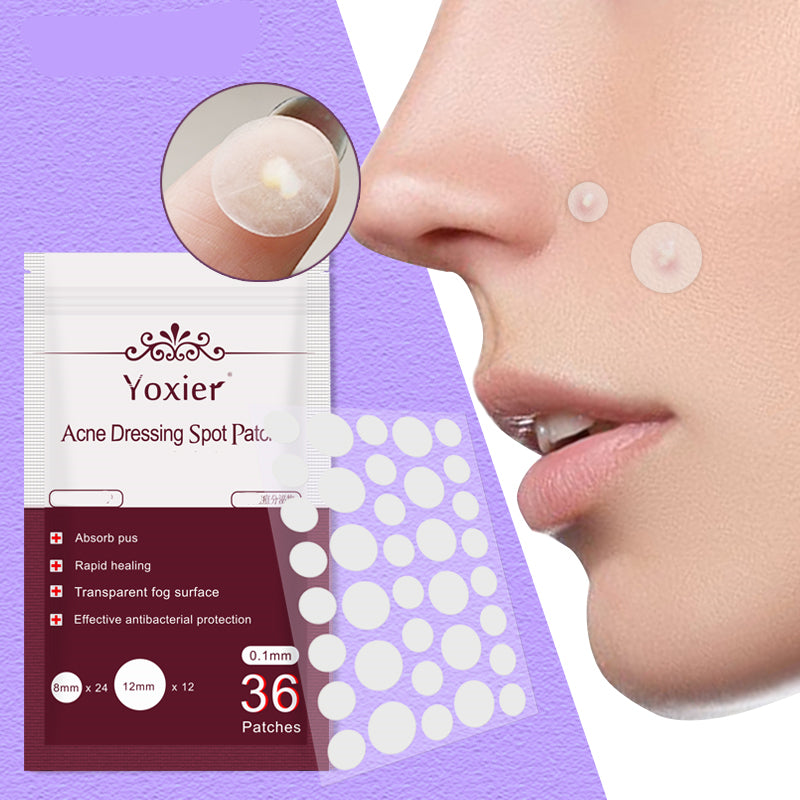 Patchs anti-boutons hydrocolloïdes invisibles